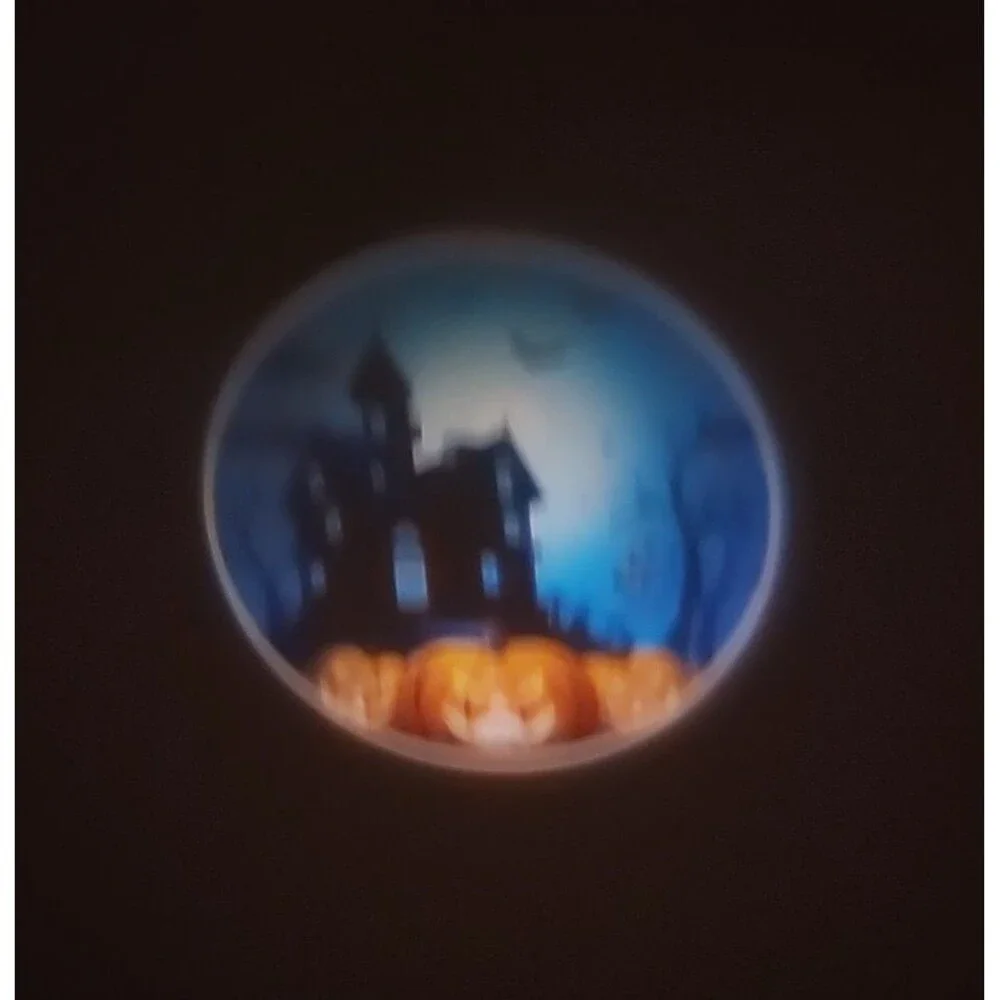 Night Light Halloween Light Sensing Led Haunted House Projection New Sealed